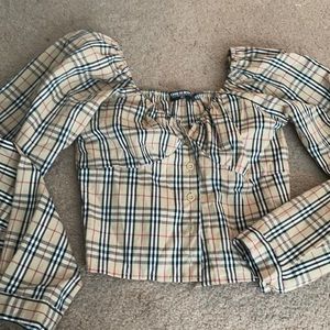 The kript off the shoulder top